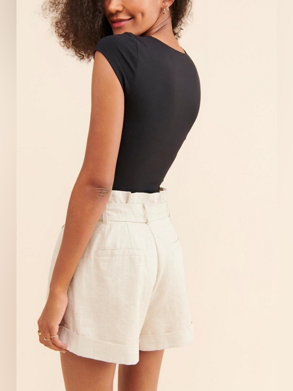 FREE PEOPLE | ✨NEW✨ Fair and Square Neck Duo Bodysuit in Black - Picture 3 of 7